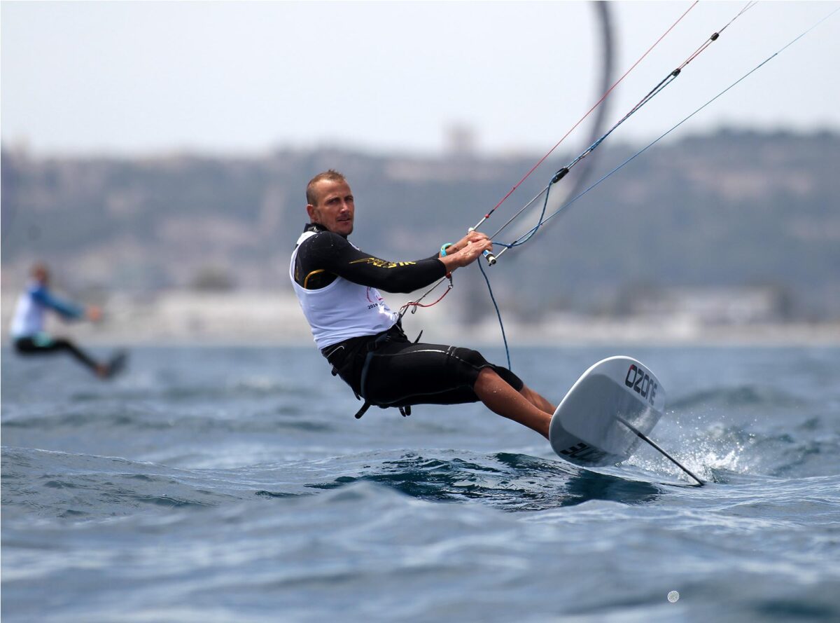 Europei di Kitesurf a Cagliari Riccardo Leccese