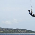 Lucas in KiteFoil a Villasimius, Sardegna