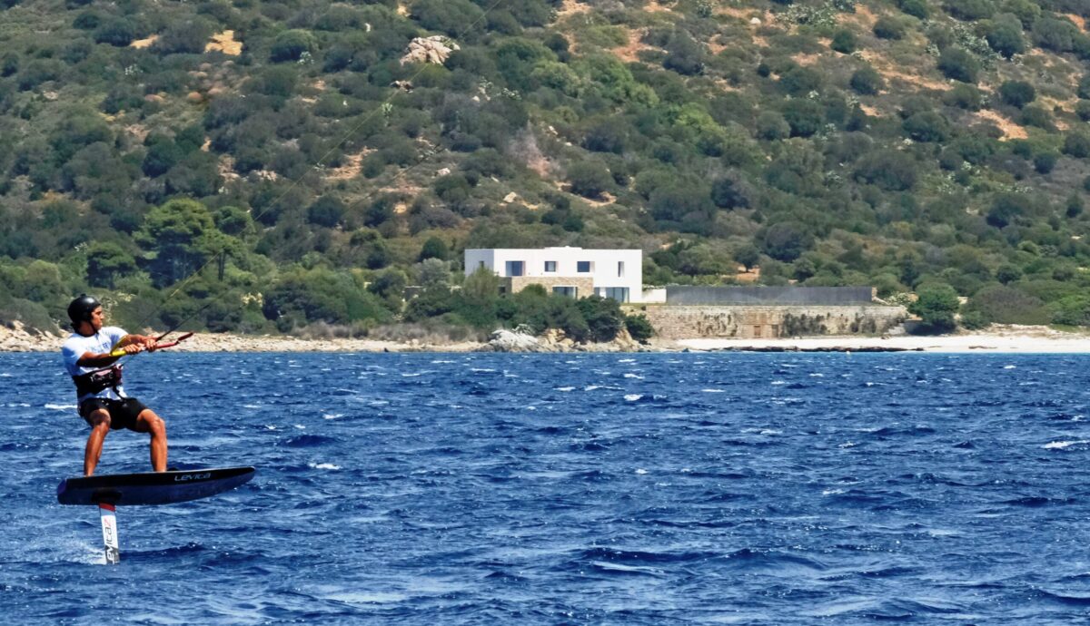 Lucas Rey in Kitesurf a Villasimius, 10 Maggio 2017